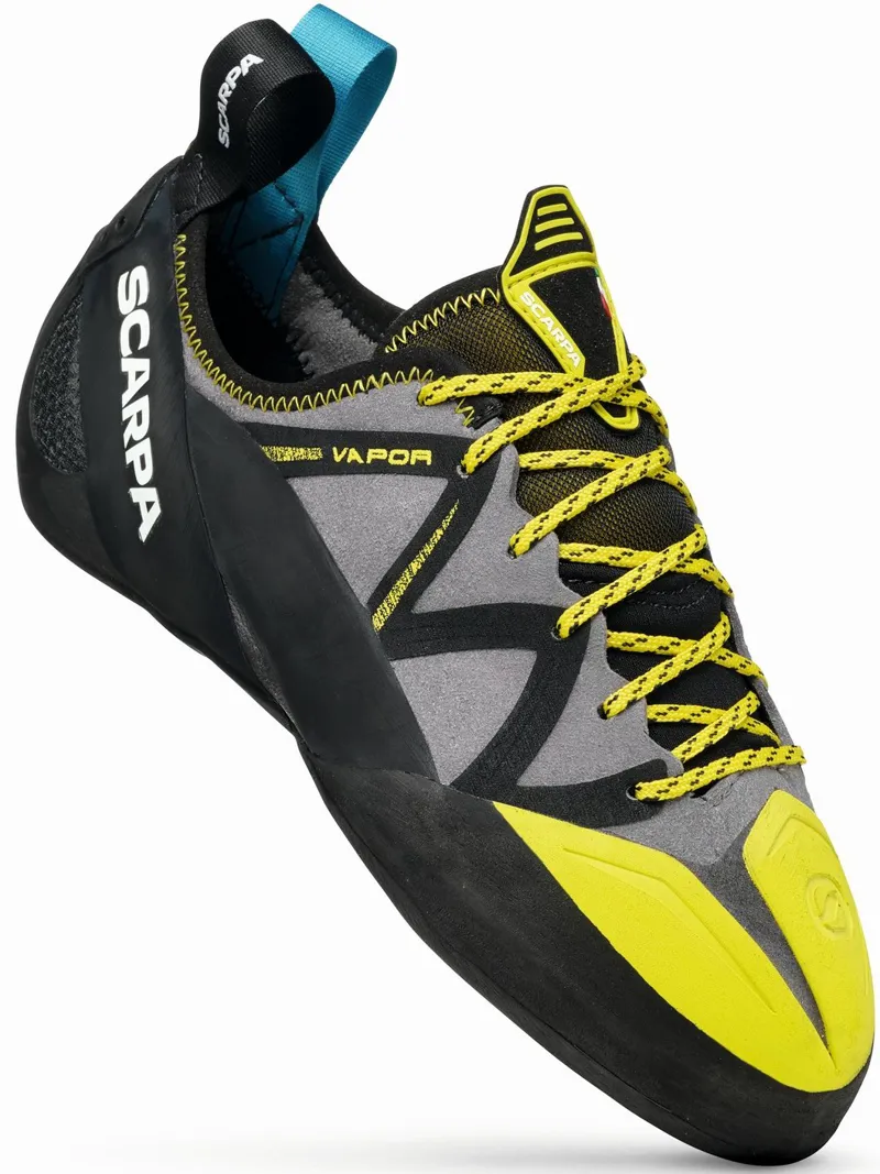 Scarpa Vapour Lace Climbing Shoes - Smoke-Yellow-1